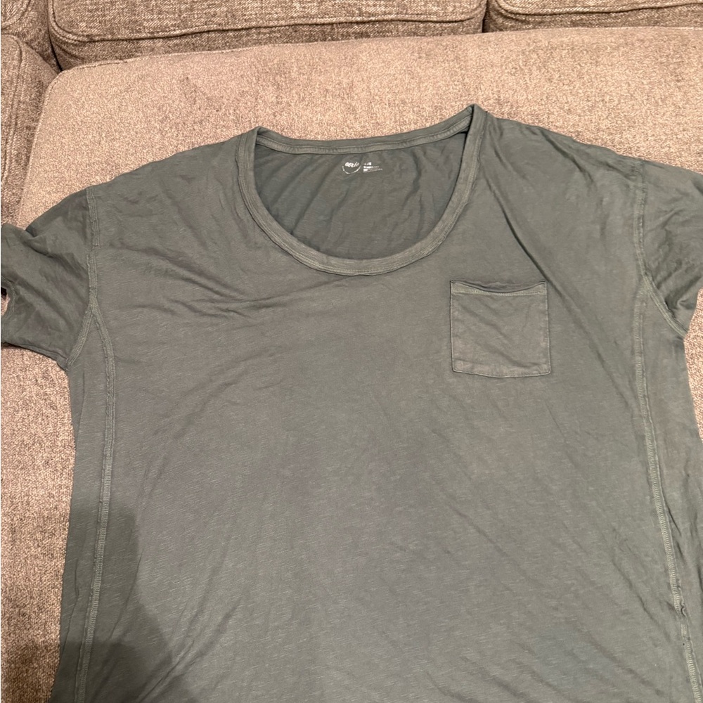 Aerie Olive Green Tee